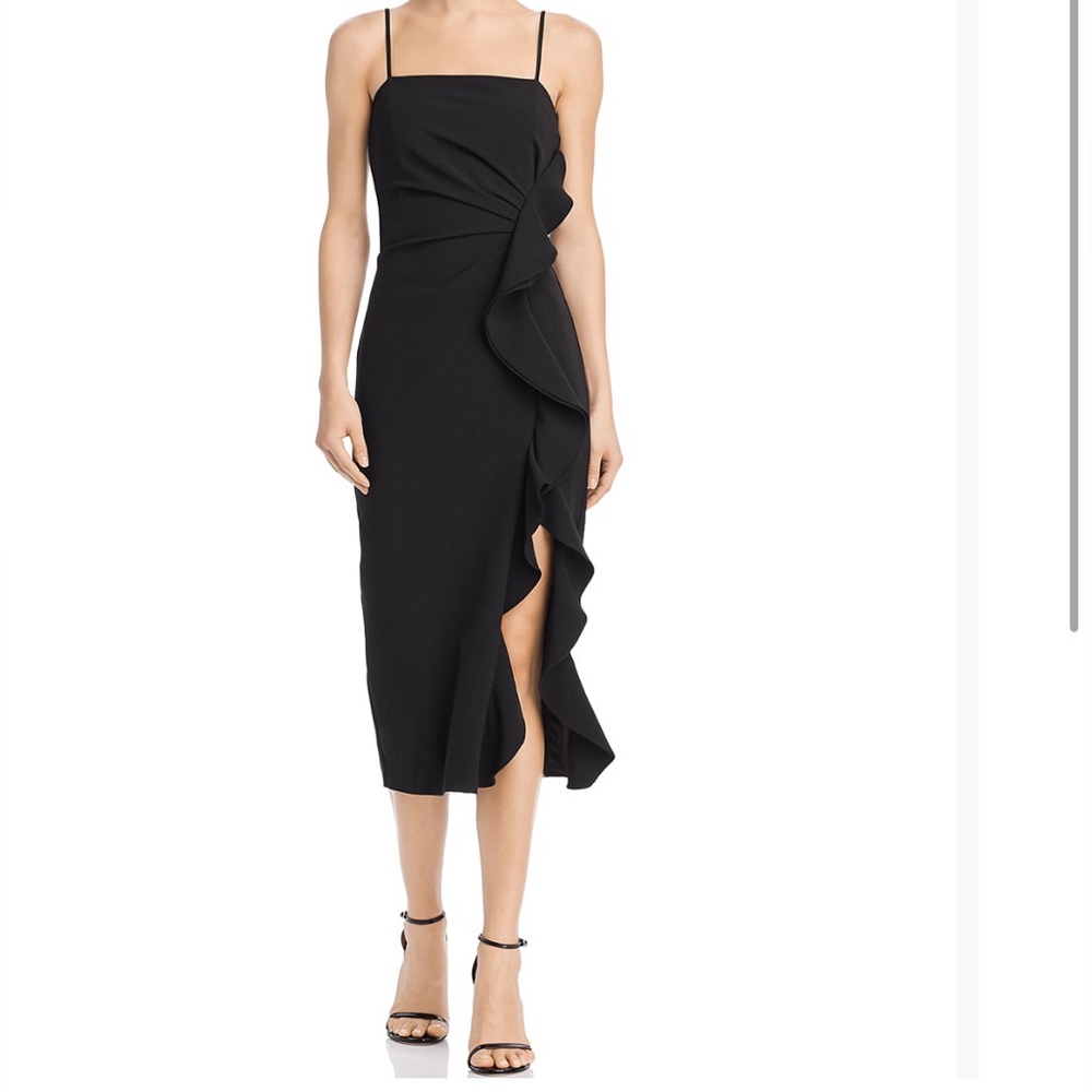 Bardot Rona Ruffle Midi Dress, XS (4)